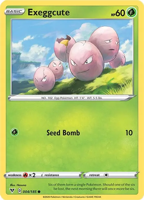 Exeggcute card art