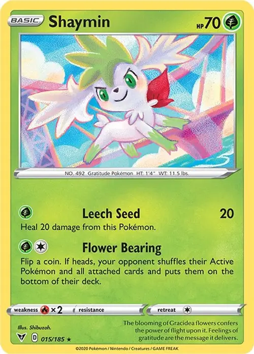 Shaymin card art