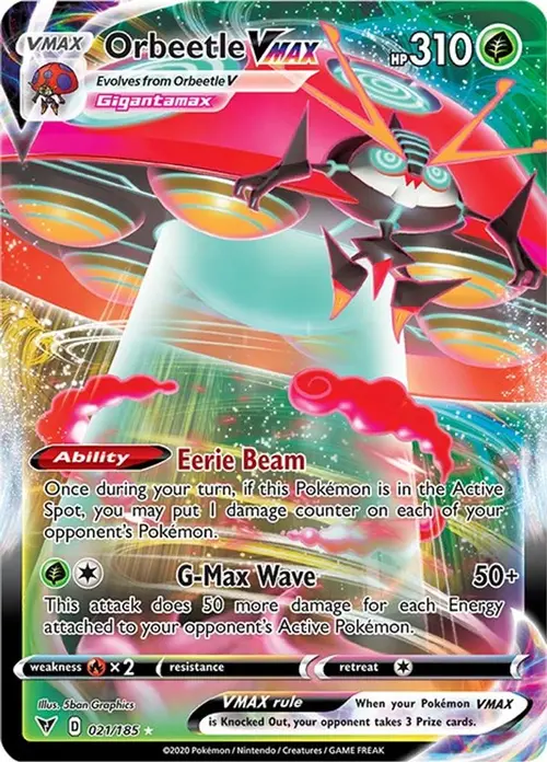 Orbeetle VMAX card art