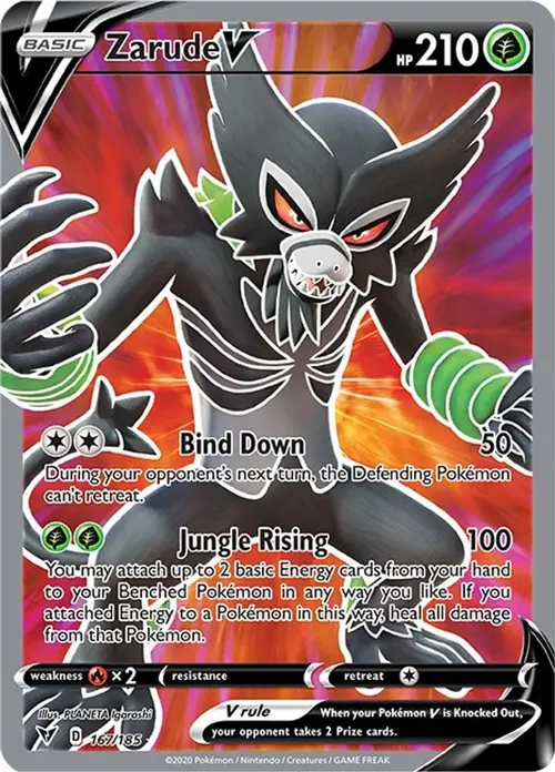 Zarude V (Full Art) card art