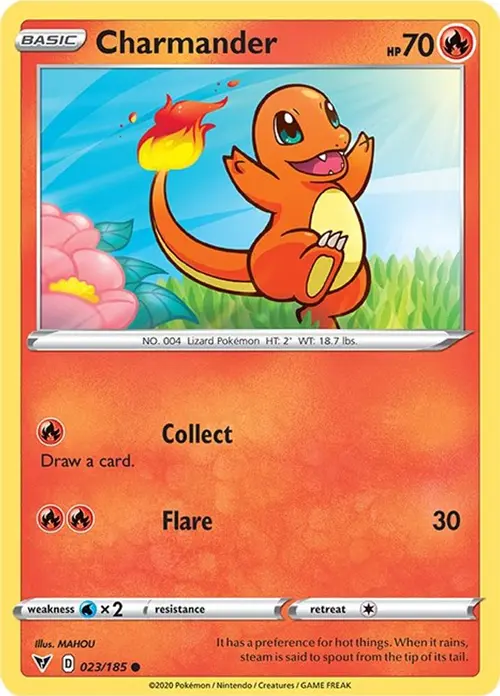 Charmander card art