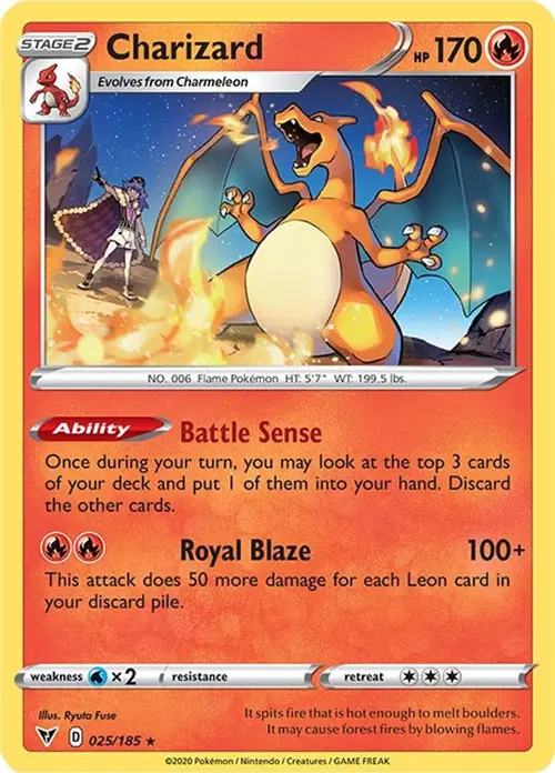Charizard card art