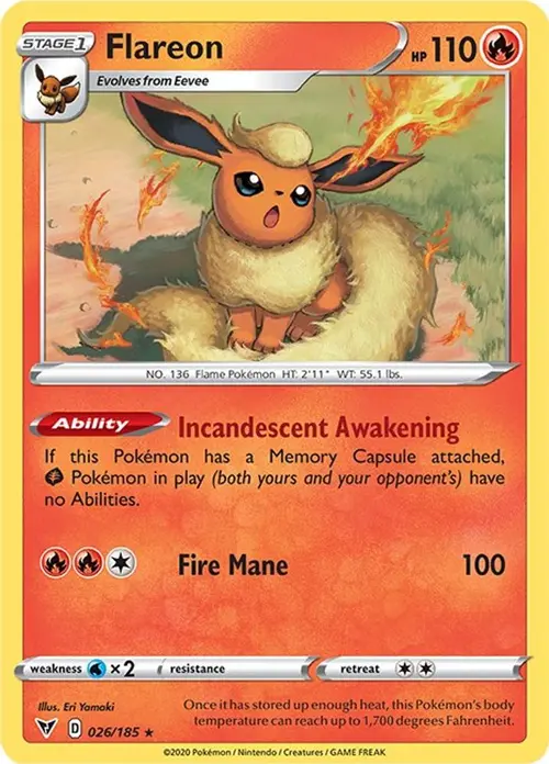 Flareon card art