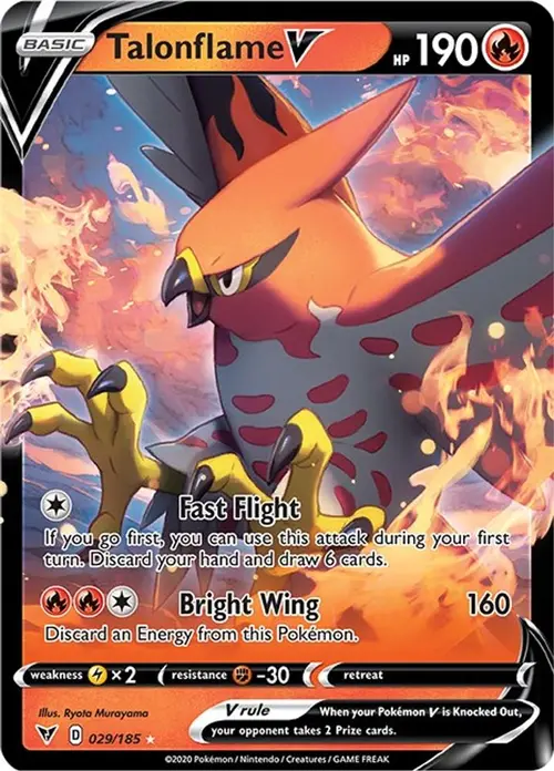 Talonflame V card art