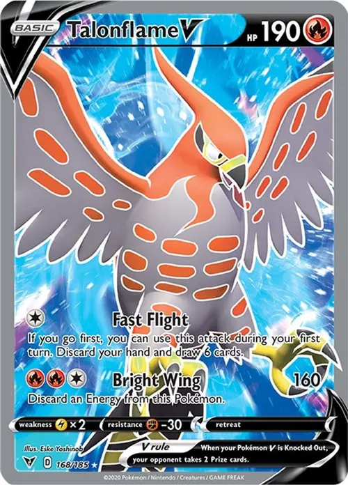 Talonflame V (Full Art) card art