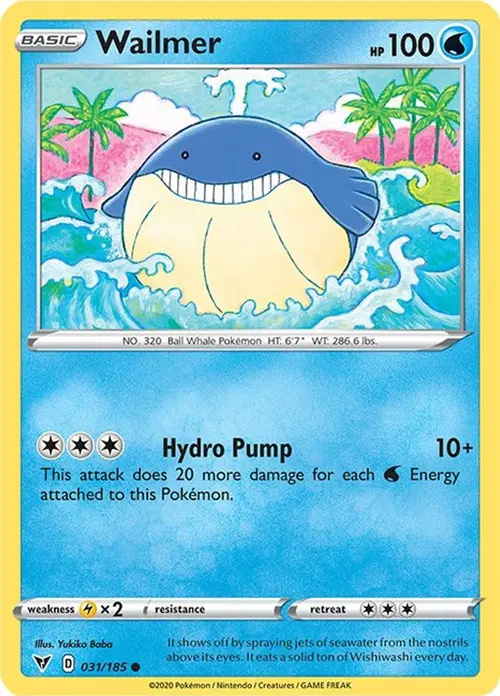 Wailmer card art