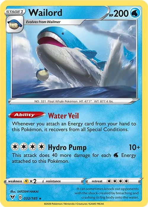 Wailord card art