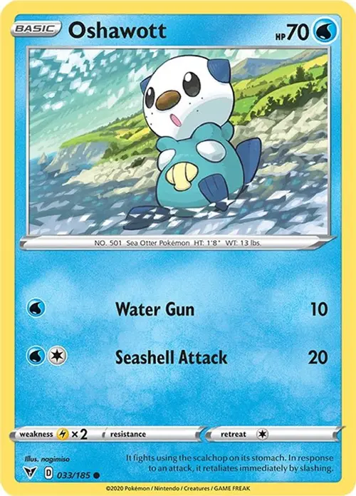 Oshawott card art