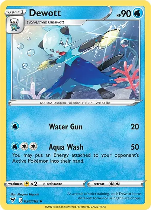 Dewott card art