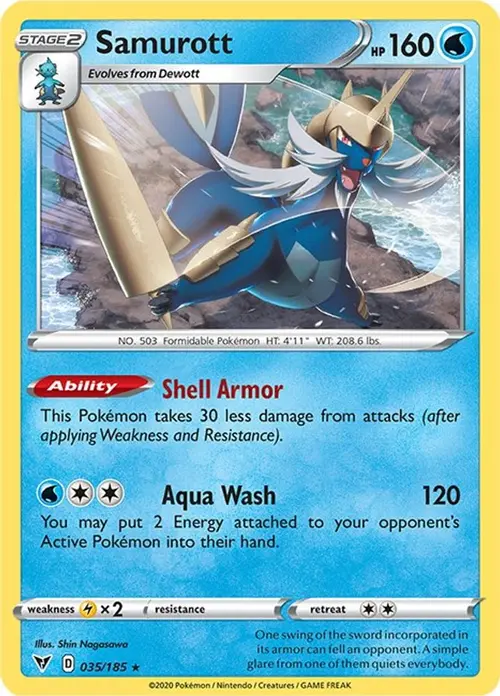 Samurott card art