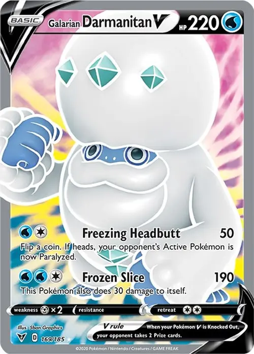 Galarian Darmanitan V (Full Art) card art