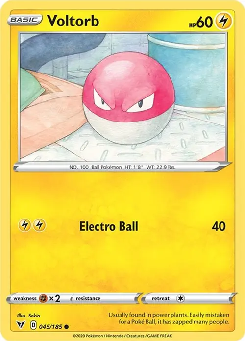 Voltorb card art