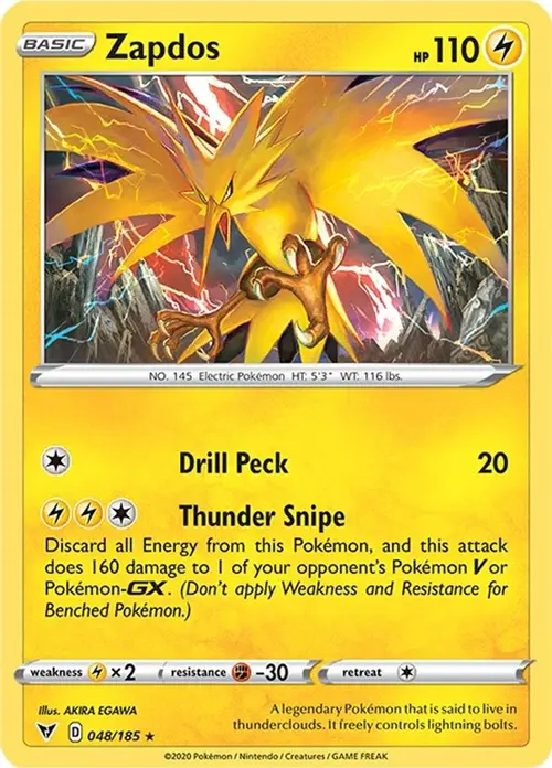 Zapdos card art