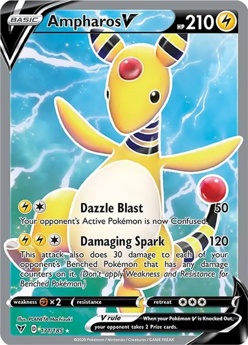 Ampharos V (Full Art) card art