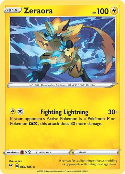 Zeraora card art