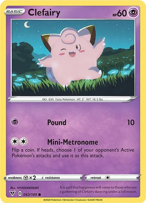 Clefairy card art