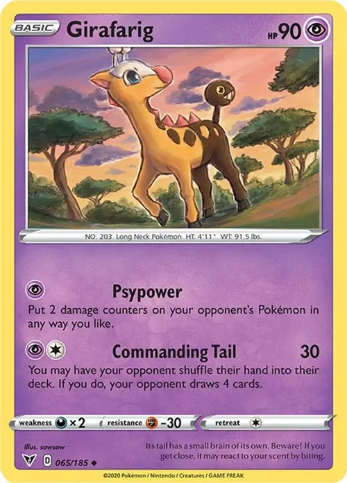 Girafarig card art