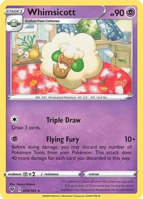 Whimsicott card art