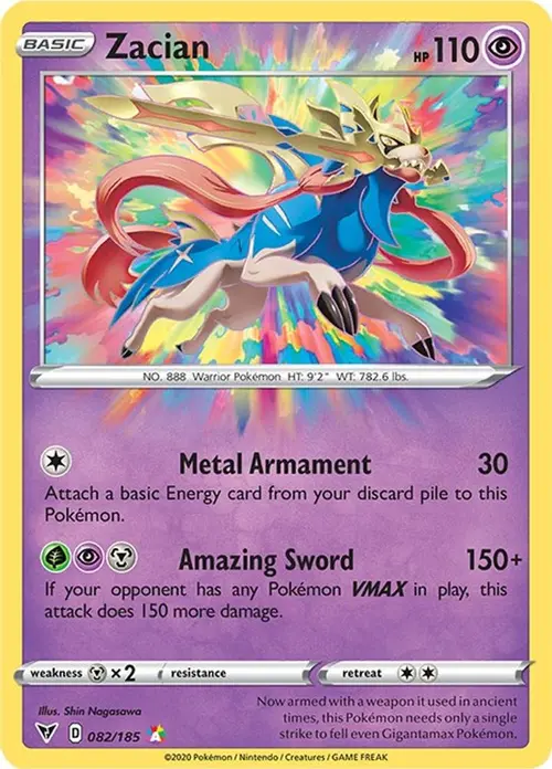 Zacian card art