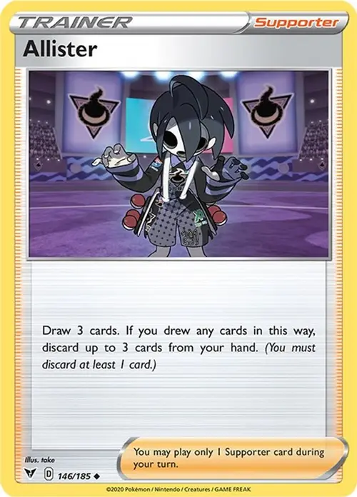 Allister card art