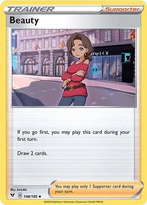 Beauty card art