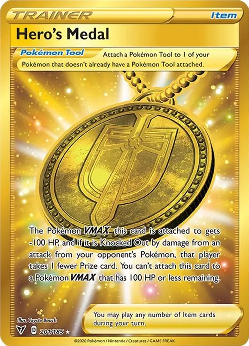 Hero's Medal (Secret) card art