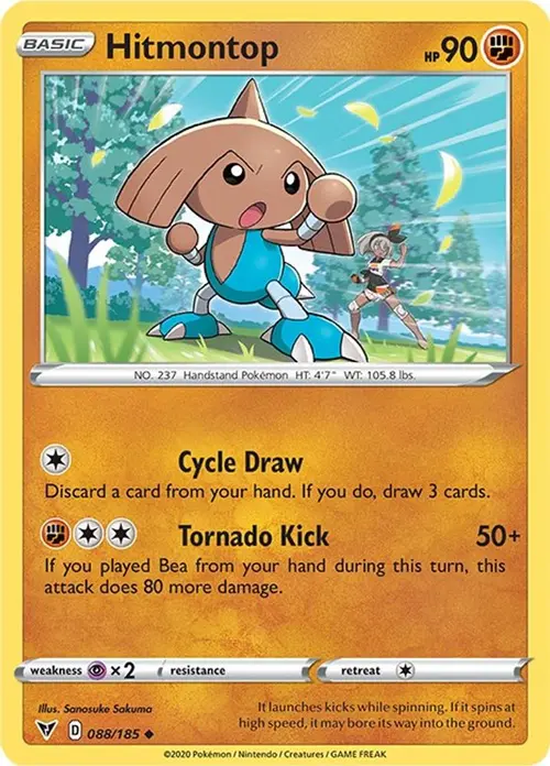 Hitmontop card art
