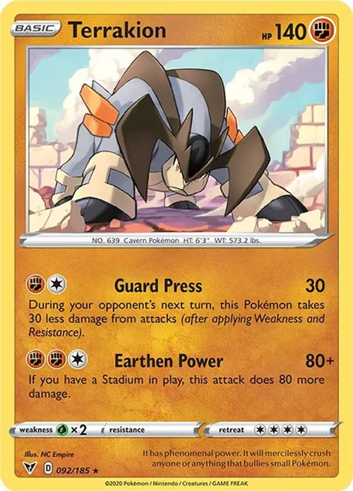 Terrakion card art