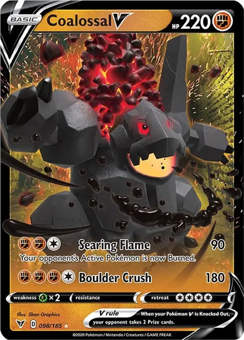 Coalossal V card art