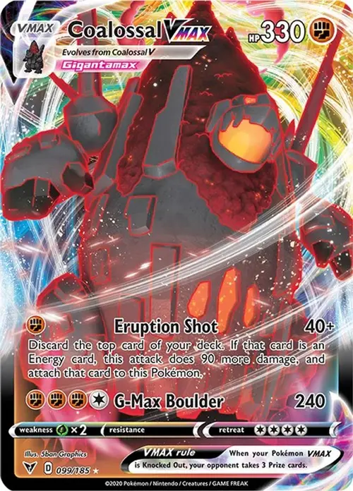 Coalossal VMAX card art