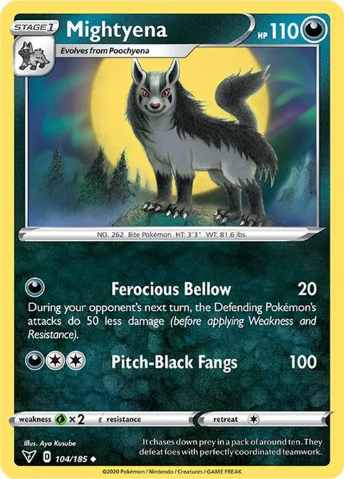 Mightyena card art