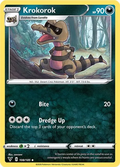 Krokorok card art