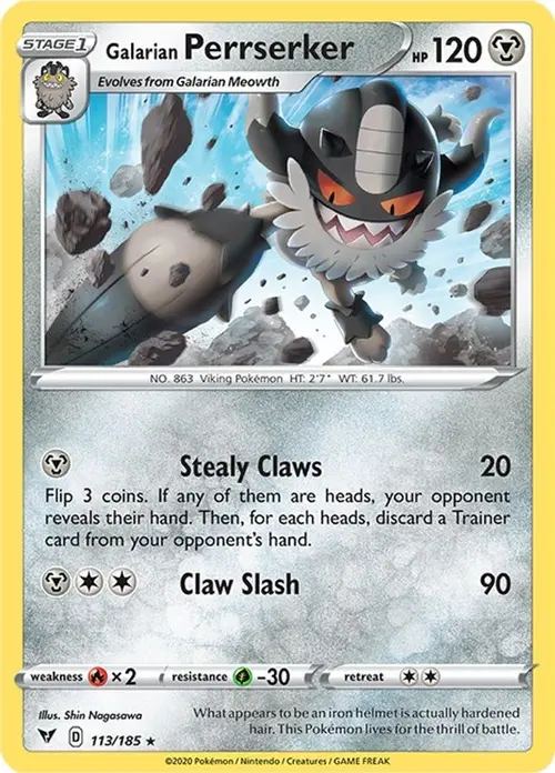 Galarian Perrserker card art