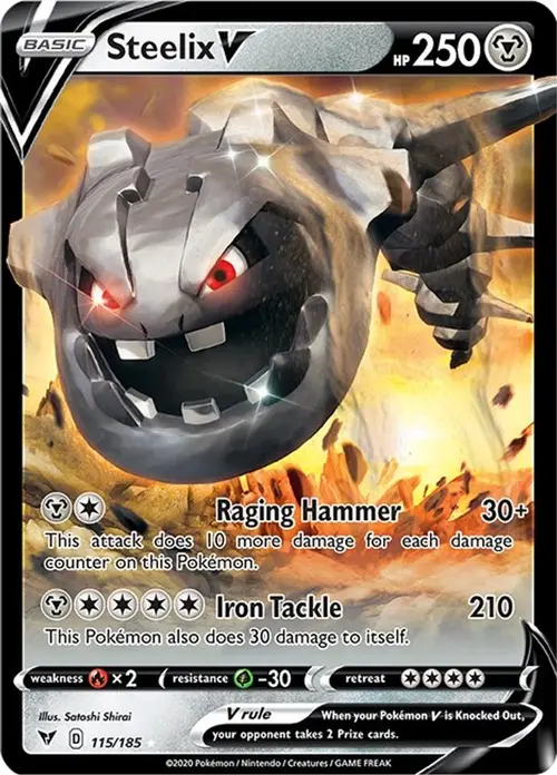 Steelix V card art