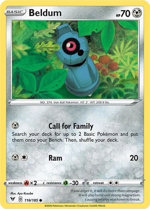 Beldum card art
