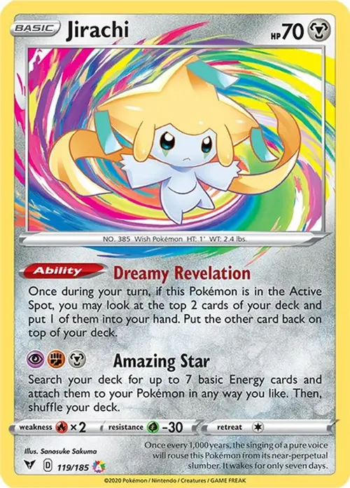 Jirachi card art