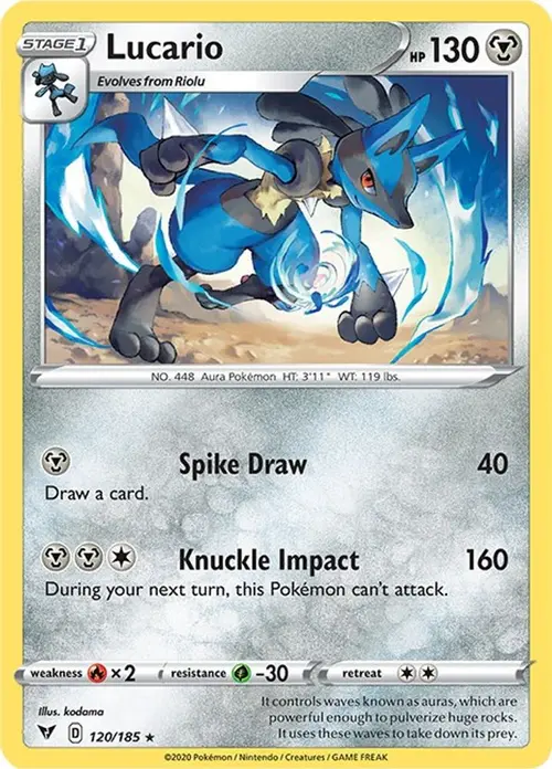 Lucario card art