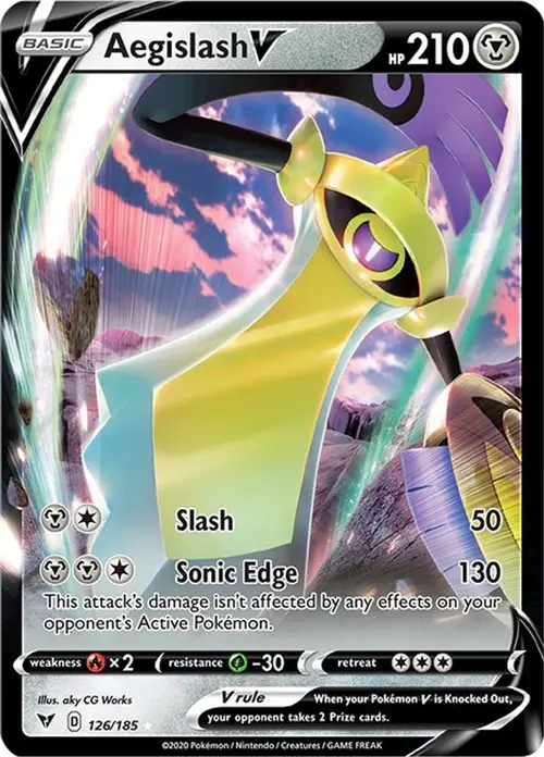 Aegislash V card art