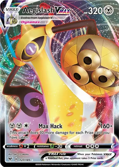 Aegislash VMAX card art