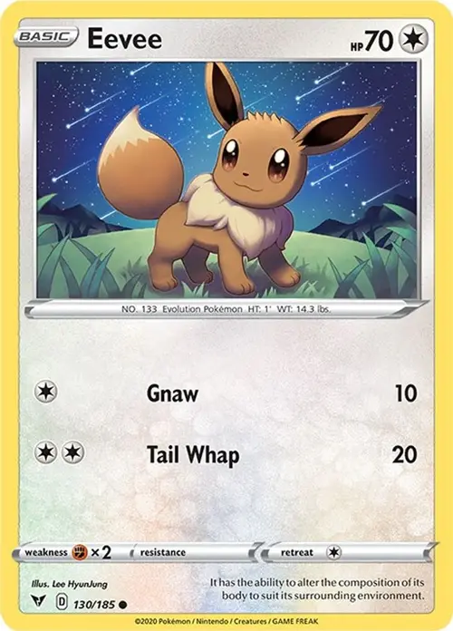 Eevee card art