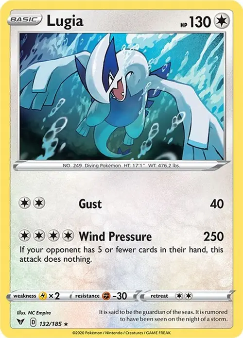 Lugia card art