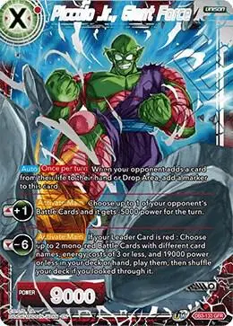 Piccolo Jr., Giant Force card art