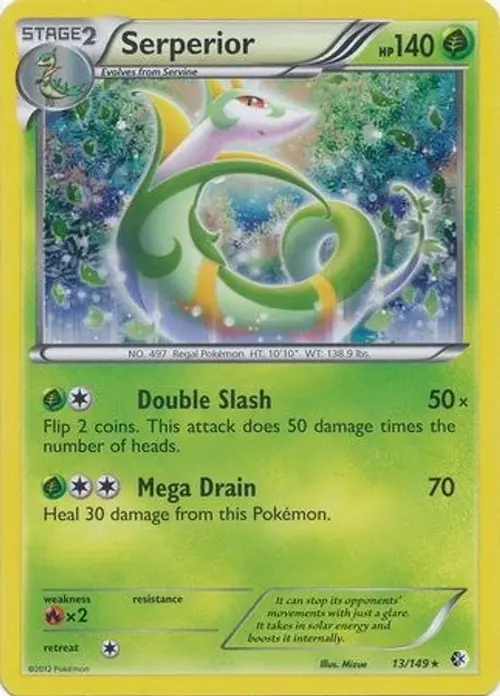 Serperior - 13/149 (Cosmos Holo) card art