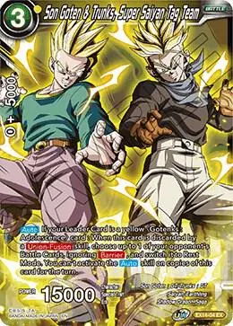 Son Goten & Trunks, Super Saiyan Tag Team card art