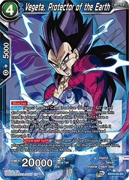 Vegeta, Protector of the Earth card art