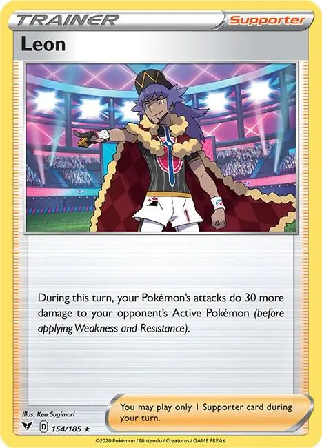 Leon card art