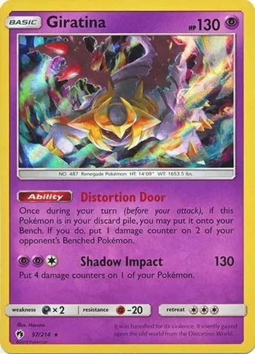 Giratina - 97/214 (Cosmos Holo) card art