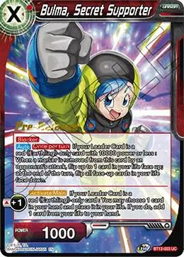 Bulma, Secret Supporter card art
