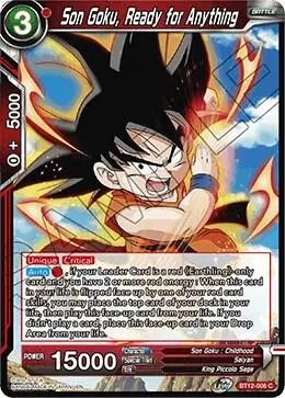 Son Goku, Ready for Anything card art