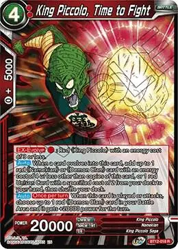 King Piccolo, Time to Fight card art